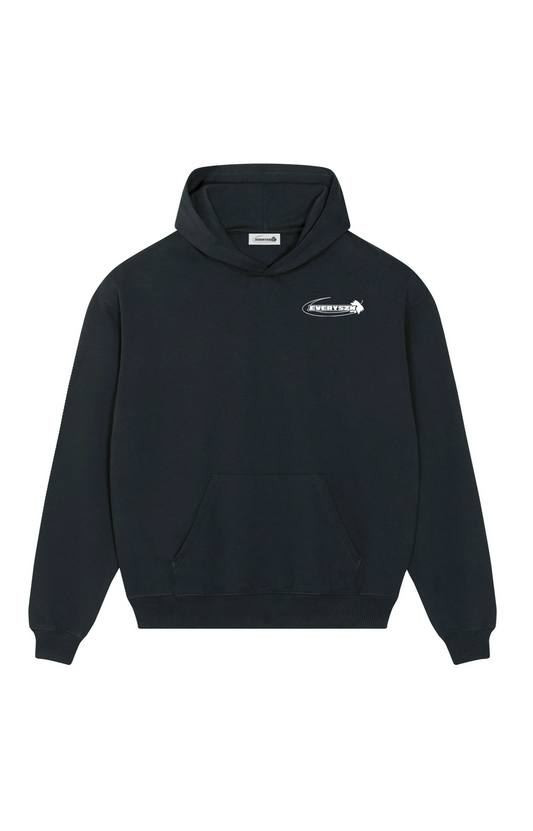 Essential Graphic Hoodie - Black